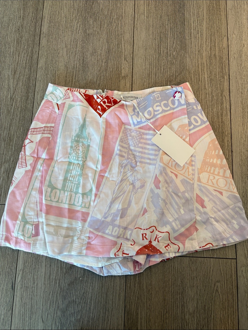 Printed Pink Travel-Print Women’s Skort by
